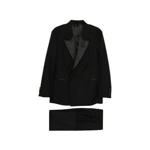 Reveres 1949 Black Suits - Double  Breasted Suits Men